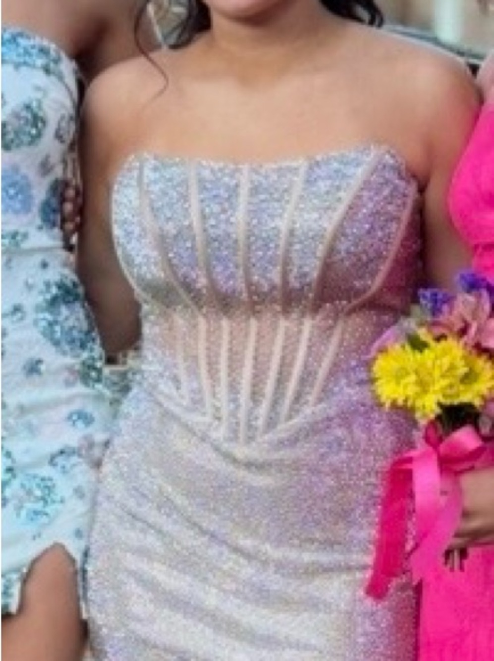 Sherri Hill Nude Hoco